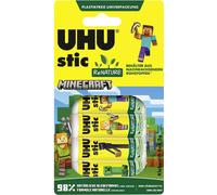 Bâton de colle UHU stic ReNATURE MINECRAFT 4 x 8,2 g blister