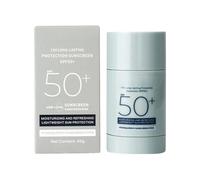 Bâton de crème solaire, 8,9 x 4,1 x 4,1 cm, protection solaire invisible, étanche SPF50, protection contre la transpiration, taille portable 40 g, maquillage quotidien, plage, randonnée, sports de
