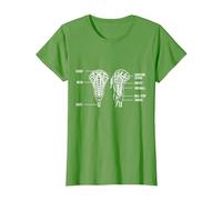 Bâton de Crosse - Idée Sportive Lax Team Player Coach T-Shirt, Femme, Herbe, S