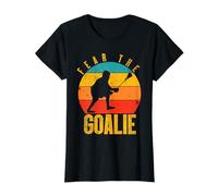 Bâton de crosse Lax Fille Joueuse Maman Gardienne de but Femme T-Shirt
