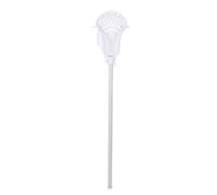 Bâton de Crosse pour Hommes en Aluminium d'aviation de bâton de Crosse de 30 Pouces avec Poche en Filet et poignée antidérapante (Blanche)