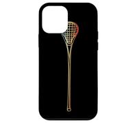 Bâton de Crosse Vintage Esquisse Sport d'équipe Coque pour iPhone 12 Mini