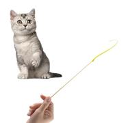 Bâton de de chat, jouet teaser de queue en silicone,Bâton de jouet pour chat en Silicone, de queue de souris - Jouet de chat d'exercice de taquinage de bâton portatif pour des chats animaux de compagn