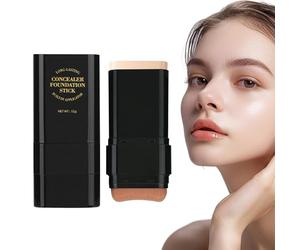 Bâton de de teint à couverture complète double peau | de teint 15G Double tête Correcteur Crème Chef du visage longue durée pour filles Maquillage quotidien Routine de beauté et cosmétiques