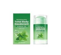 Bâton de déodorant, bâton de parfum de corps de menthe, carrosserie rafraîchissant du corps de menthe, formule fraîche et confortable, fraîche, douce, 30g toute la journée (30g, 1pc)