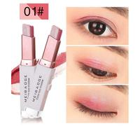 Bâton De Fard À Paupières Stéréo Deux Tons, Cosmétique, Soins De La Peau, Mat, Scintillant, Dégradé, Barre, Beauté, Paresseux, Maquillage Facile