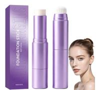 Bâton de fond de teint changeant de couleur 2-en-1,Temperature-Activated peau auto-ajustable à double extrémité, bâton de fond de teint à porter toute la journée,fond de teint non pâteux (1 pièces)
