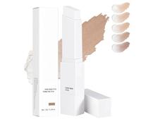 Bâton de fond de teint coréen à changement de couleur avec pinceau, base de maquillage et crème anti-cernes à couverture complète, fond de teint longue durée for tous les types de peau(M)