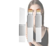 Bâton de fond de teint hydratant léger, bâton de fond/dation blanc pour le visage avec brosse, bâton de fond/dation hydratant naturel pour le visage Conc/ealer à changement de couleur (2 PCS)