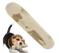 Bâton de force pour chien - Jouet à mâcher apaisant - Aide dentaire sûre et durable - Bois de chien extérieur, malade en bois véritable, os de cheville de congélateur - Jouet à mâcher pour chiot