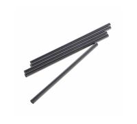 Bâton de graphite solide Bâtons d'agitation longs en carbone, tige de creuset graphite 15 cm, barre soudage ronde for le raffinage l'or, du cuivre et l'argent