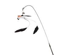 Bâton De Jeu Pour Chat | Jouet Design Hirondelle pour Exercice et Mouvement - Jeu Interactif avec Clochette pour Divertir Votre Chat - Jouet Maison Appartement Activité Intérieure Après Repas Anti-enn