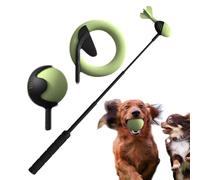 Bâton de lanceur de balle pour chien, lanceur de balle pour chien - Lanceur interactif de jouets pour chiens | Lanceur de balle de Tennis à poignée antidérapante, pour chien moyen, lanceur de balle po