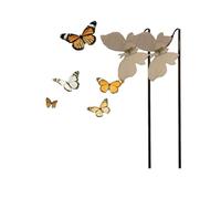 Bâton de leurre papillon naturel pour que les papillons vous suivent - Parfait pour les jeux de la nature des enfants, la décoration de jardin et la photographie d'animaux sauvages - Sûrs et