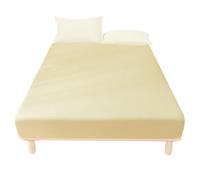 Baton de lit ajusté - Enveloppe d'angle élastique, couche de coton lisse | Feuille d'absorption d'humidité pour nuits chaudes ou maisons d'été, lin ajusté pour chambre ou chambre à coucher, design