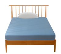 Baton de lit ajusté - Enveloppe d'angle élastique, couche de coton lisse | Feuille d'absorption d'humidité pour nuits chaudes ou maisons d'été, lin ajusté pour chambre ou chambre à coucher, design