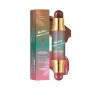 Bâton de maquillage hydratant à double extrémité pour contour et fard à joues - Mélange de beurre hydratant pour le visage et les yeux - Maquillage multi-usage