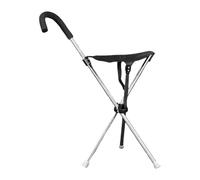 Bâton de marche avec siège | Bâton réglable et portable - Chien avec chaise pliante | Pour hommes et femmes adultes et personnes âgées, père et grand-père