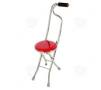 baton de marche Canne siège hauteur 86-94cm réglable avec capacité de charge jusqu'à 130kg avec possibilité de tabouret équilibre