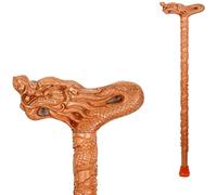 Bâton de marche en bois massif canne en bois massif, béquille en bois massif, acajou marcheur vieil homme bâton de marche, hommes femmes seniors sont des cadeaux disponibles pour les personnes âgées