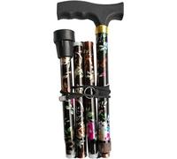 Baton de Marche Pliable FONGWAN Bâton de randonnée Ultra-légers pour Marche Nordique, Alpinisme, Voyage - Noir