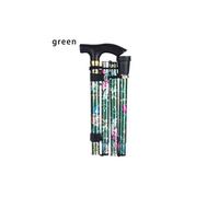 Baton de Marche Pliable FONGWAN Bâton de randonnée Ultra-légers pour Marche Nordique, Alpinisme, Voyage - Vert