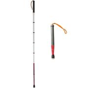 Bâton De Marche pour Les Aveugles Canne Aveugle Télescopique avec Film Réfléchissant Guide des Fournitures pour Malvoyants, Color, 119.5cm/47in