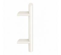Bâton de maréchal LEViiTA - modèle incliné - blanc RAL 9010 - longueur 700 mm TIRARD