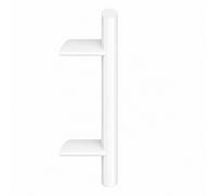 Bâton de maréchal LEViiTA - modèle incliné - blanc RAL 9016 - longueur 500 mm TIRARD