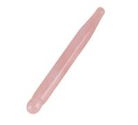 Bâton de massage du visage en quartz rose, forme de tige bien conçue, lisse et portable, idéal pour le spa, massage noto du visage, largement utilisé pour le massage du visage, massage par acupunction