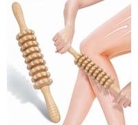 Bâton de massage en bois pour fascias, rouleau de massage avec poignée, bâton de massage, rouleau de massage pour fascias, outil de massage thérapeutique