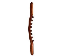 Bâton de massage en bois pour le dos Masseur Dos 8 Billes | Masseur Gua Sha Manuel Pour Femmes Hommes Coureurs Athlètes Amoureux Du Fitness Haltérophiles Danseurs Salle De Sport Maison