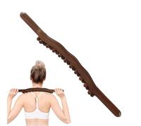Bâton de Massage en Bois Rouleau de Massage Naturel Portable en Bois