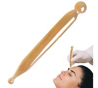 Bâton de massage méridien pour tout le corps - Design avec poignée en bois naturel, lisse pour soulager la pression, stimule les points thérapeutiques pour soulager la tension, outil