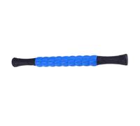 Bâton de Massage Musculaire Portable, Rouleau Bleu en Caoutchouc | Poignées Ergonomiques, Système à Roulement Fluide, Contrôle Précis, pour Ischio-jambiers et Voûtes Plantaires