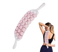 Bâton de masseur, rouleau pour jambes, outil flexible avec trois rangées pour tissu profond et relâchement pour jambes, coureur, bras, yoga, mollets, dos et épaules