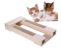 Bâton de mating pour Chat - Tampon à gratter en Bois - Compagnon en Relief Boredom pour Petits à Grands Chats dans Le Salon ou Le Balcon - Aide à la Confortable pour Animaux de Compagnie
