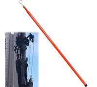 Bâton de mesure isolé, télescopique rétractable pour travaux électriques, 10 m, 8 sections