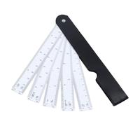 Bâton de mesure pliable en forme d'éventail | Règle en bois, pour la construction, le journal, le charpentier, la salle de classe, la couture, le travail du bois