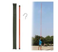 Bâton de mesure télescopique non conducteur, tige de mesure isolée en résine époxy pour inspections de ligne électrique, léger et portable, 12 m