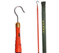 Bâton de mesure télescopique, tige en résine époxy non conductrice pour lignes électriques et tours de télécommunication, réglable 600 cm avec sac portable, sécurité et précision