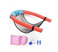 Bâton de Natation Flotteurs De Nouilles De Piscine pour Adultes, Nouilles De Piscine Flexibles Et Non Gonflables De 3 Pouces De Diamètre avec Chaise À Bandoulière(Red,4pcs)