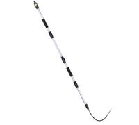 Bâton de nettoyage de gouttière - de nettoyage rotative de 17,8 cm, longue portée pour gouttière de pluie | en métal pour feuilles de maison, ordures, brindilles, débris de piscine