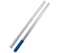 Bâton de nettoyage de piscine robuste en alliage d'aluminium, amovible pour un transport facile et une fonctionnalité améliorée (tige à 4 sections)