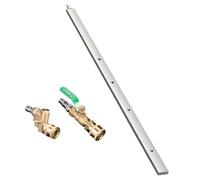Bâton de nettoyage de radiateur pour voiture, 60 cm, outil de nettoyage de radiateur en acier inoxydable, réservoir d'eau sous pression de voiture avec raccord rapide 1/4" pour camion