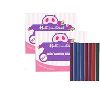 Bâton de nettoyage de toilettes multifonctionnel, déodorant de toilettes multi-effets, nettoyant de toilettes puissant détartrant et décontaminant, fraîcheur longue durée