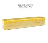 Bâton de nettoyage pour bandes abrasives Bâton de colle nettoyage abrasif, bloc ponçage, gomme for bandes abrasives, nettoyeur tambour, papiers sable, outils travail du bois(200x40x40mm)