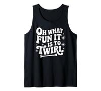 Bâton de Noël « Oh What Fun it is to Twirl Mom » Débardeur