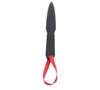 Bâton de pause pour chien, en caoutchouc et Nylon de qualité supérieure, bâton d'entraînement Durable pour morsure de chien de grande race, santé dentaire et matchs de lutte (Black Handle Red Lanyard)
