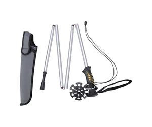 Bâton de pêche Pliable en Alliage d ' Aluminium, Canne de randonnée rétractable, équipement de sécurité, bâton de pataugeoire en Aluminium pour la pêche à la Mouche
